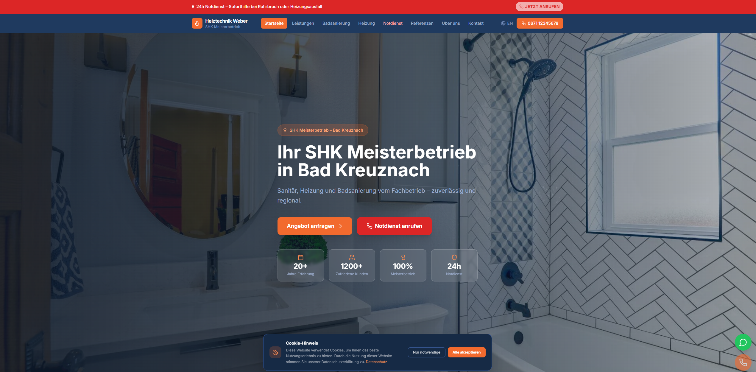 Beispiel | Heizung & Sanitär