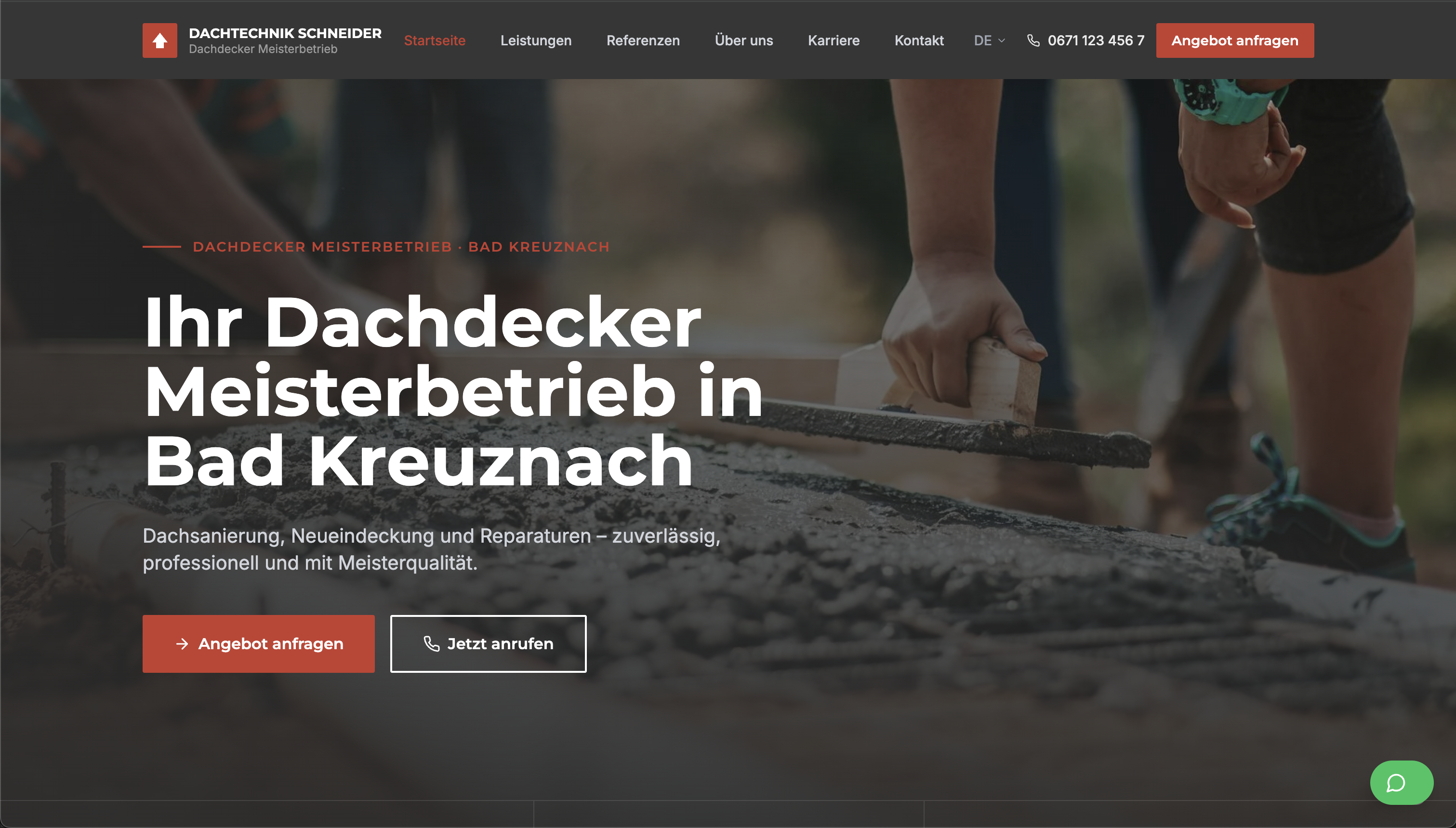 Beispiel | Dachdecker