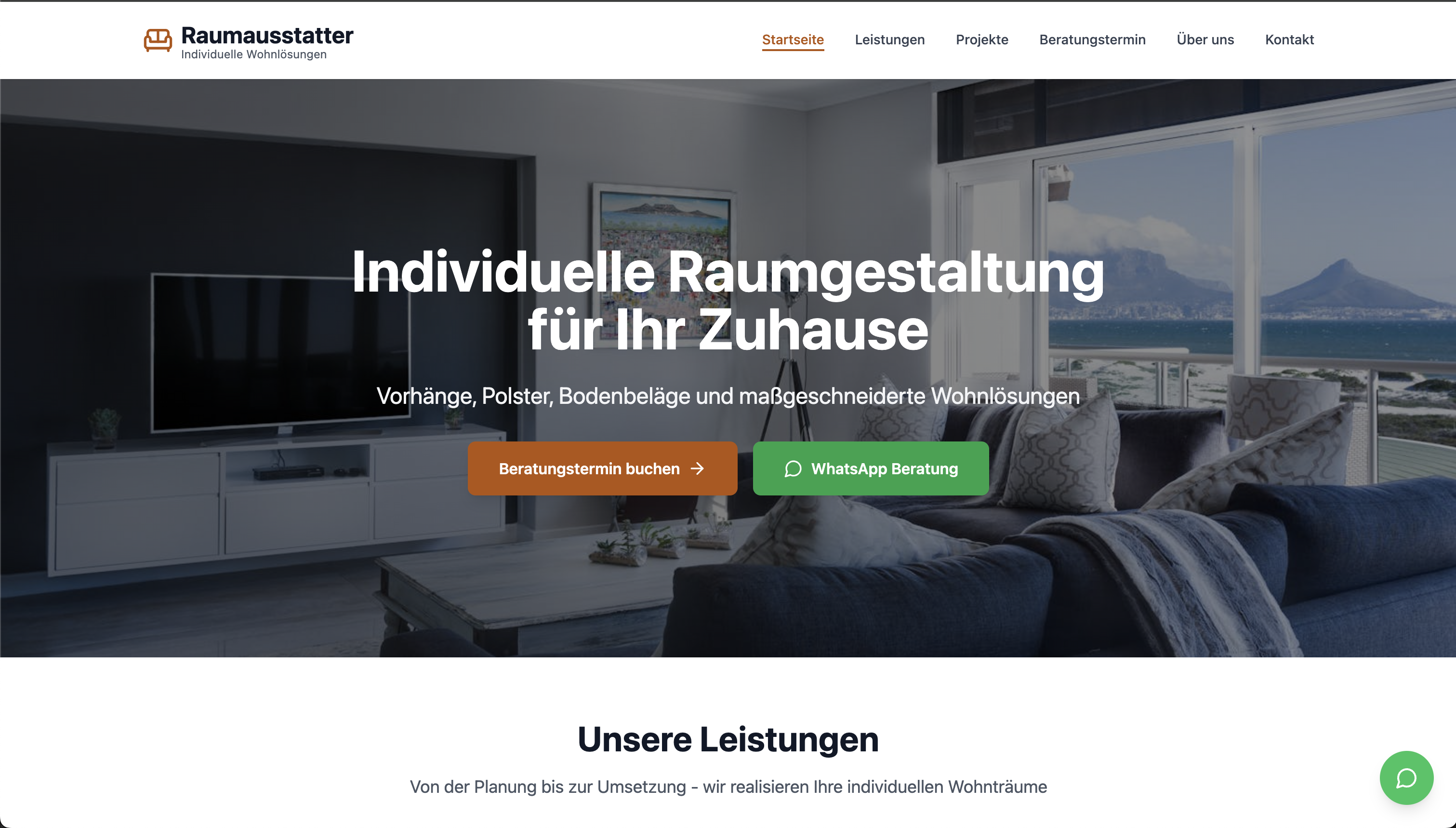 Beispiel | Raumausstatter